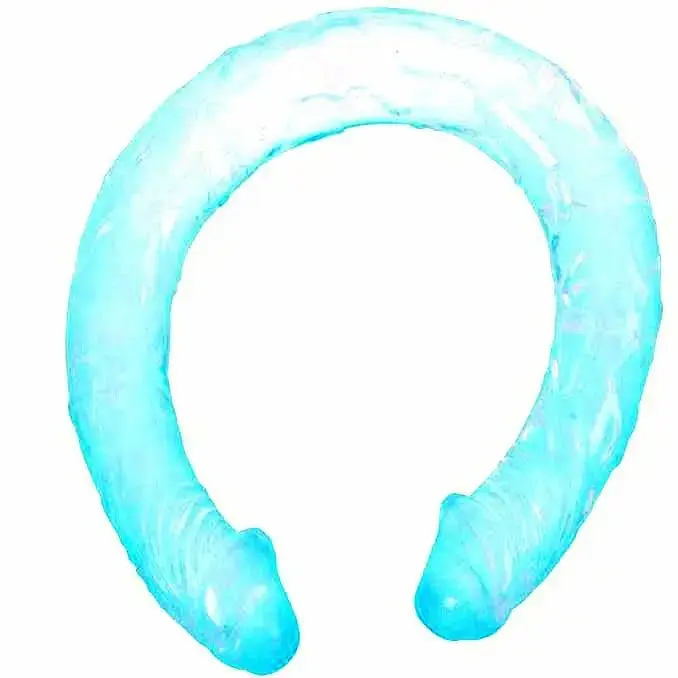 BAILE Double Dildo – 44.5 cm (17.5″) – Blue