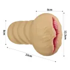 LoveToy Alien's Pie – reālistisks masturbators, 23 cm × 12,3 cm × 8 cm, TPE — Foto 2