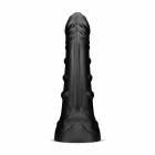 BUTTR Black Hawk Textured Curved Dildo – 24 cm (9.4″) – Black — Photo 4
