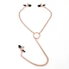 Rose Gold Nipple Clamps with Chains — Photo 1