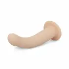 Sinner Gear silikoninis strap-on lenktas dildo su diržu – 17.5 cm (6.9″) – juodas — Nuotrauka 5