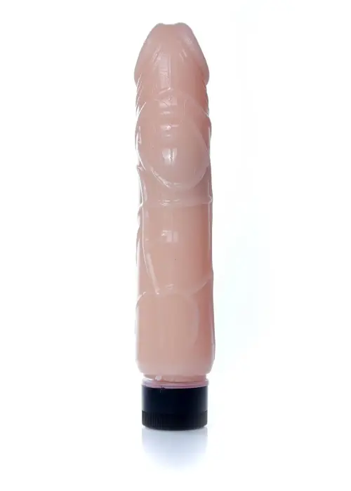 Juicy Jelly daudzātrumu vibrators – 22 cm – ādas krāsa Foto 3