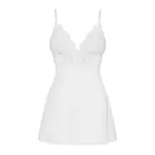 Obsessive 810 BAB babydoll naktskrekls un stringu komplekts – balts – L/XL — Foto 4