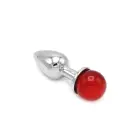 Anālais spraudnis ar dārgakmeni – 8.8 cm (3.5″) – Sarkans — Foto 3