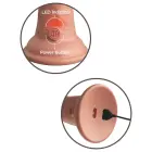 KCE 6 DD realistlik vibraator – 17.8 cm (7″) – läbipaistev — Foto 5