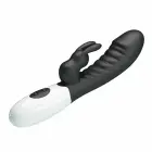 PRETTY LOVE Naughty Bunny Rabbit Vibrator – 20 cm (7.9″) – Black — Photo 3