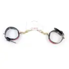 Fetish B - Series Handcuffs with cristals 3 cm Red Line Photo
