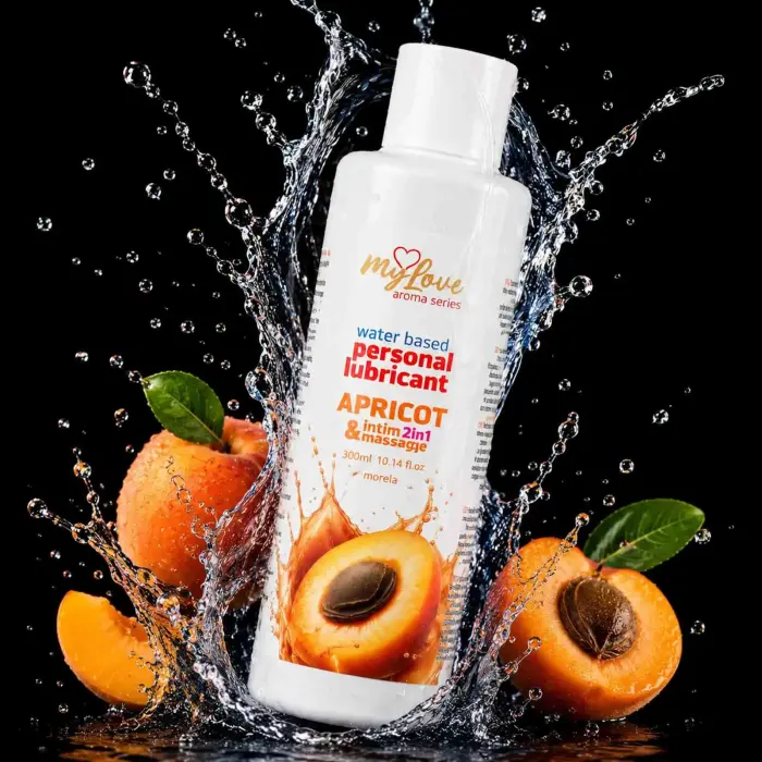 MyLove Aroma Series 2-in-1 Intimate & Massage Lubricant – Apricot – 300 ml