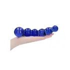 Стеклянный дилдо «Планеты» – 20 cm (7.9″) – Синий — Фото 9