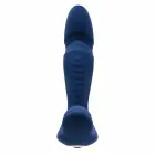 Evolved True Blue dviejų variklių vibruojantis masažuoklis – 14.7 cm – Mėlynas — Nuotrauka 4