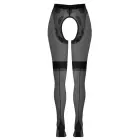 Cottelli Legware Retro Open-Crotch Tights 25 Den Nude/Black – S/M — Photo 8