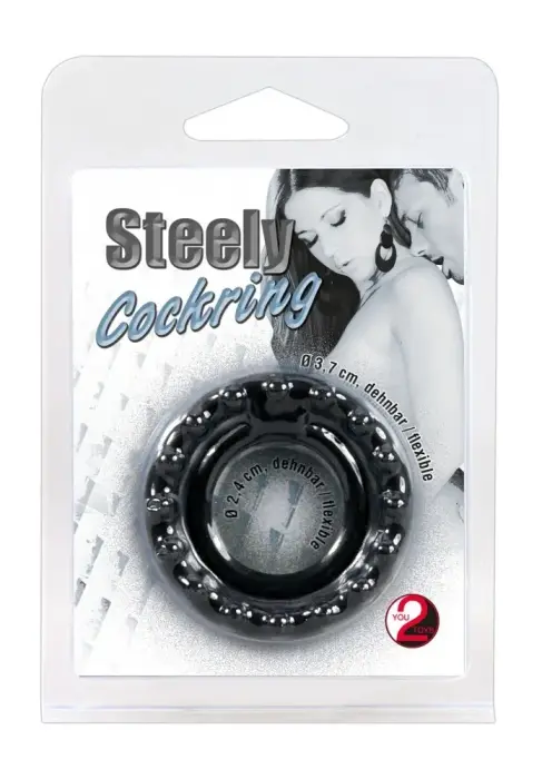 Steely Cockring – Black