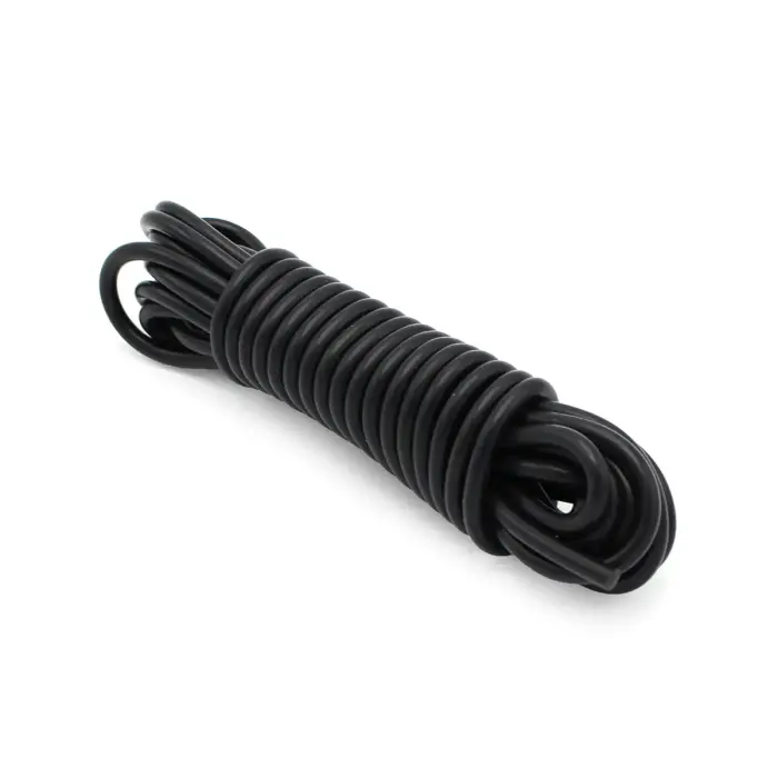 Deluxe Silicone Bondage Rope – Black – 5 m