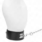 KINK reguliuojamas juodas antkaklis su platu diržu 65cm, 33.5-41cm, 5cm plotis — Nuotrauka 2