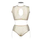 Duo Net Key-Hole Bra Set - Queen Size Photo