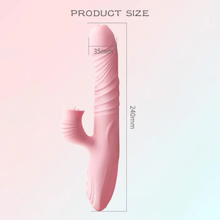 Wibrator-Fanny USB vibrators – rozā Foto 18