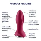 Rotator Plug 2 App Anal Plug – 15 cm (5.9″) – Purple — Photo 7