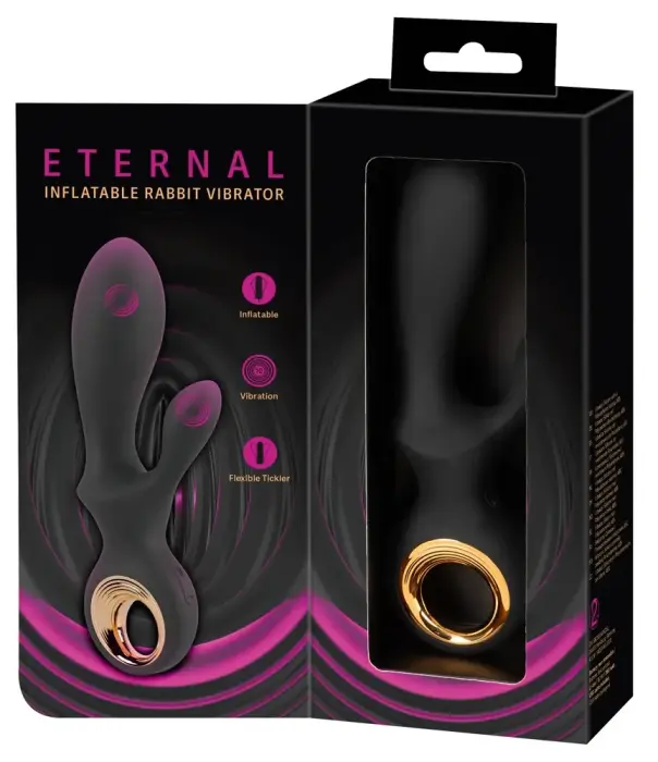 Eternal надувной кролик-вибратор – 18.3 см (7.2″) – розовый Фото num