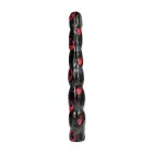 All Black Rippled Dildo – 32 cm (12.6″) – Black — Photo 1