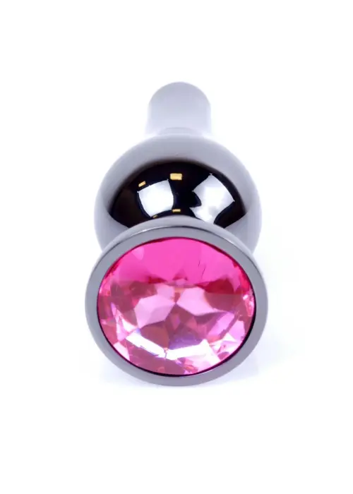 Plug-Jewellery Dark Silver anālais spraudnis – 9.5 cm (3.7″) – Rozā