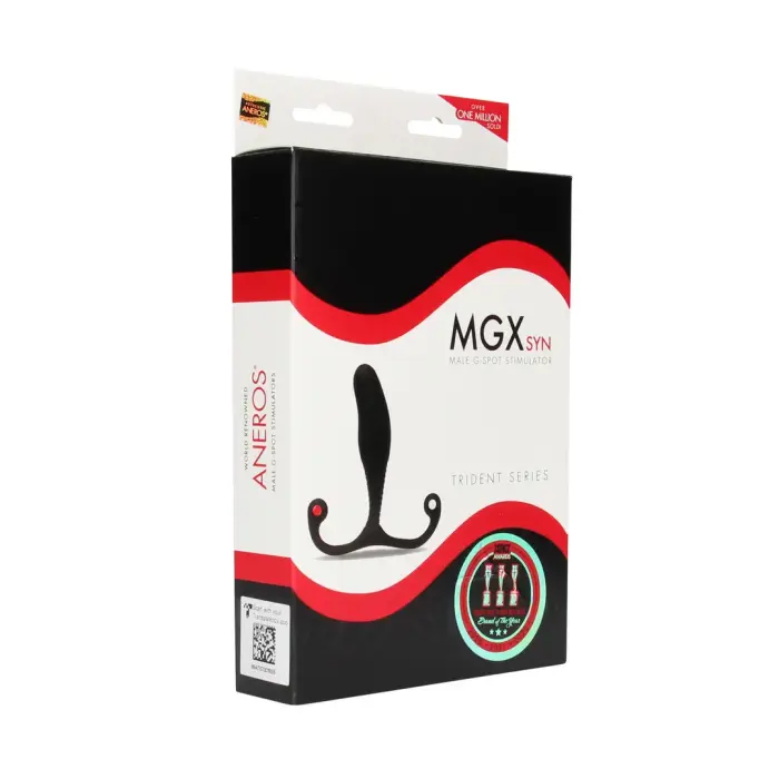 MGX Syn Trident Realistic Prostate Massager – Black