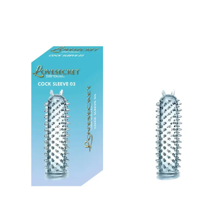 Lovesecret насадка на член 03 – 12.5 cm (4.9″) – прозрачный