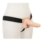 Vibreeriv õõnes strap-on dildo – 17.5 cm (6.9″) – Must — Foto 6