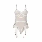 Subblime 954291 Bodysuit with Chains & Garter Belt – White – L/XL — Photo 6