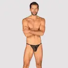 Obsessive Severio Mesh Thong – Black – S/L — Photo 1