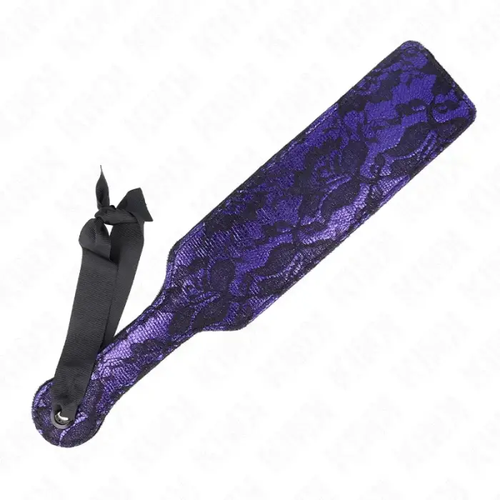 KINK Scandal Design ādas plakšķene 37x7 cm – melna