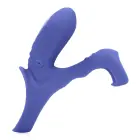 Vibrējošs dzimumlocekļa gredzens ar klitora stimulāciju – Tamiya zils Foto 7