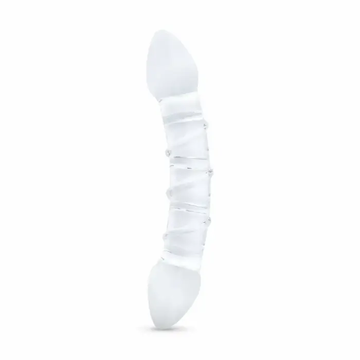Gildo No. 31 kahepoolne klaasist dildo – 22 cm (8.7″) – läbipaistev