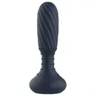 STARTROOPERS Titan – vibrējošs anālais ierīce ar rotējošām pērlītēm un tālvadību – melns – 14,2 cm — Foto 5