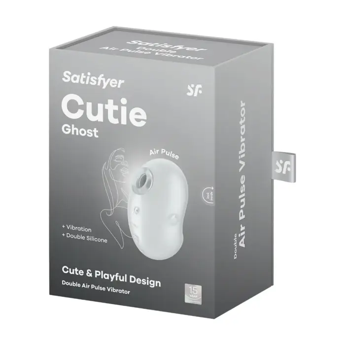 Satisfyer Cutie Ghost воздушно-импульсный стимулятор – белый