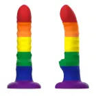 MYTHOLOGY Her Colby Pride silikono Model M – lankstus siurbtuko pagrindas — Nuotrauka 6