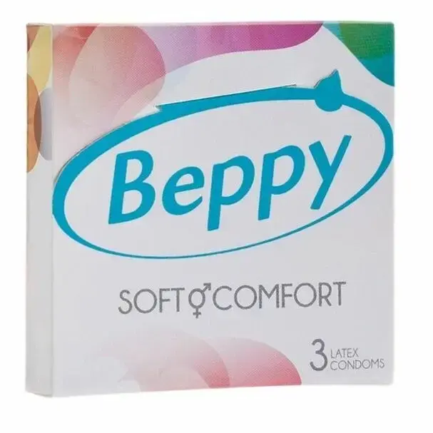 Beppy Soft & Comfort suure suurusega latekskondoomid – 3 tk