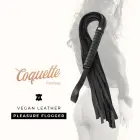 Coquette Chic Desire Fantasy – флоггер из веганской кожи – чёрный – 28 см — Фото 2