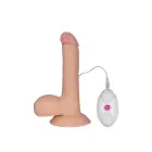 The Ultra Soft Dude Vibrating Dildo – 18 cm (7.5″) – Skin — Photo 2