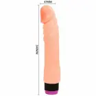 Гибкий вибратор Baile Natural Flexible – 24 см (9.45″) – телесный — Фото 5