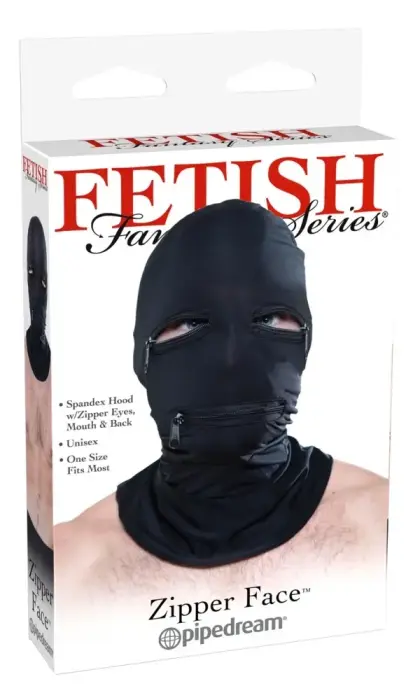Fetish Fantasy Series lukuga näomask – must