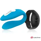 Wearwatch Dual Technology porų vibratorius su WatchMe nuotolinio valdymo laikrodžiu – indigo/anglies juoda — Nuotrauka 2