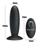 PRETTY LOVE Remote Control Vibrating Plug – 20 cm (8″) – Black — Photo 7