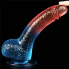 Dazzle Studs Realistic Dildo with Suction Cup – 19 cm (7.5″) – Multicolored — Photo 4