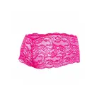 MOB Eroticwear Rose Lace Boy Short – Pink – L/XL — Photo 5