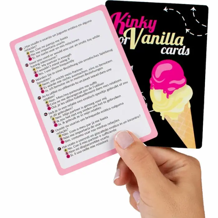 Secretplay Game Kinky or Vanilla Multilingual Board Game 90 Cards
