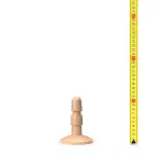 Hung System piesūcekņa dildo – 20 cm (8″) – miesas krāsa Foto 2