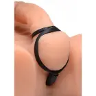 The Devil's Rattle Inflatable Anal Plug with Cock and Ball Ring – 15 cm — Photo 4