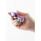 NS Novelties Rear Assets analinis kištukas – 8 cm – Violetinis — Nuotrauka 4