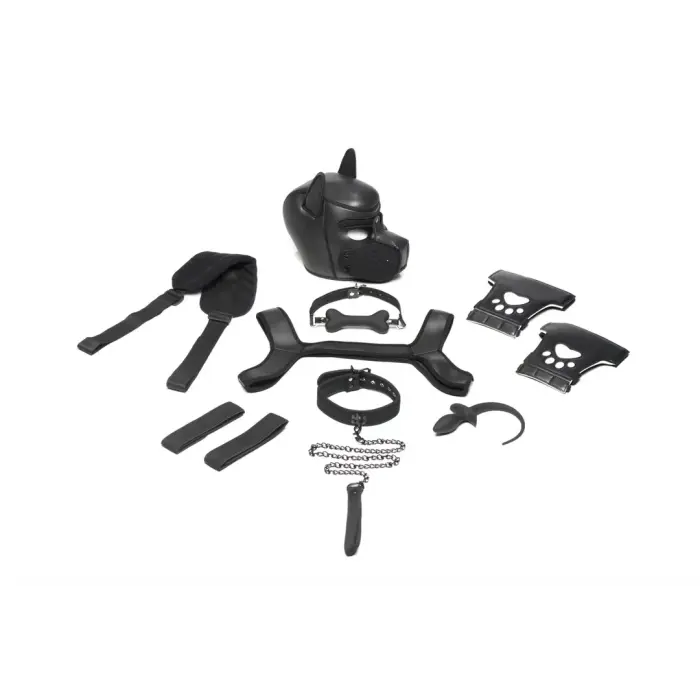 Neoprēna kucēna komplekts – melns Foto 19