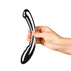 Le Wand Arch roostevabast terasest poolkuukujuline kahepoolne dildo – 20.3 cm (8″) — Foto 5